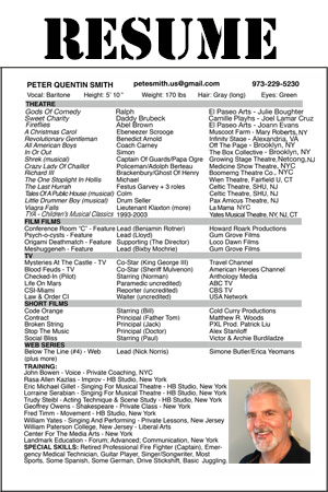 Resume - Peter Quentin Smith